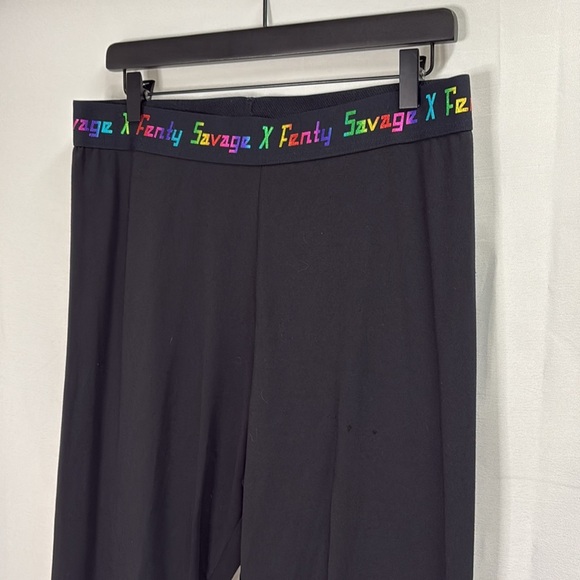 Savage x Fenty High Rise Rainbow Foil Leggings Black Caviar Size 2X NWT - Picture 5 of 8